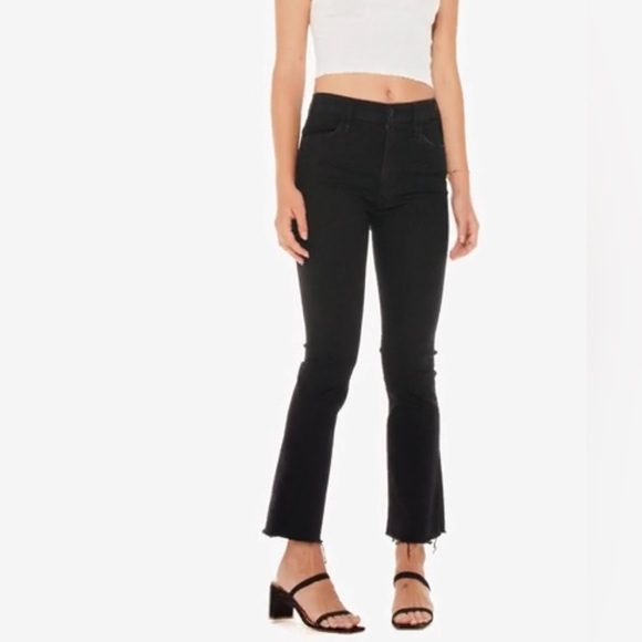 MOTHER Black Ankle Jeans - Picture 1 of 13
